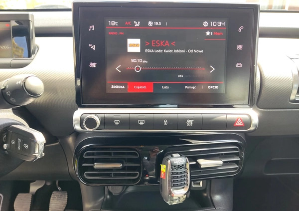 Citroen C4 Cactus cena 47900 przebieg: 77226, rok produkcji 2018 z Grybów małe 326